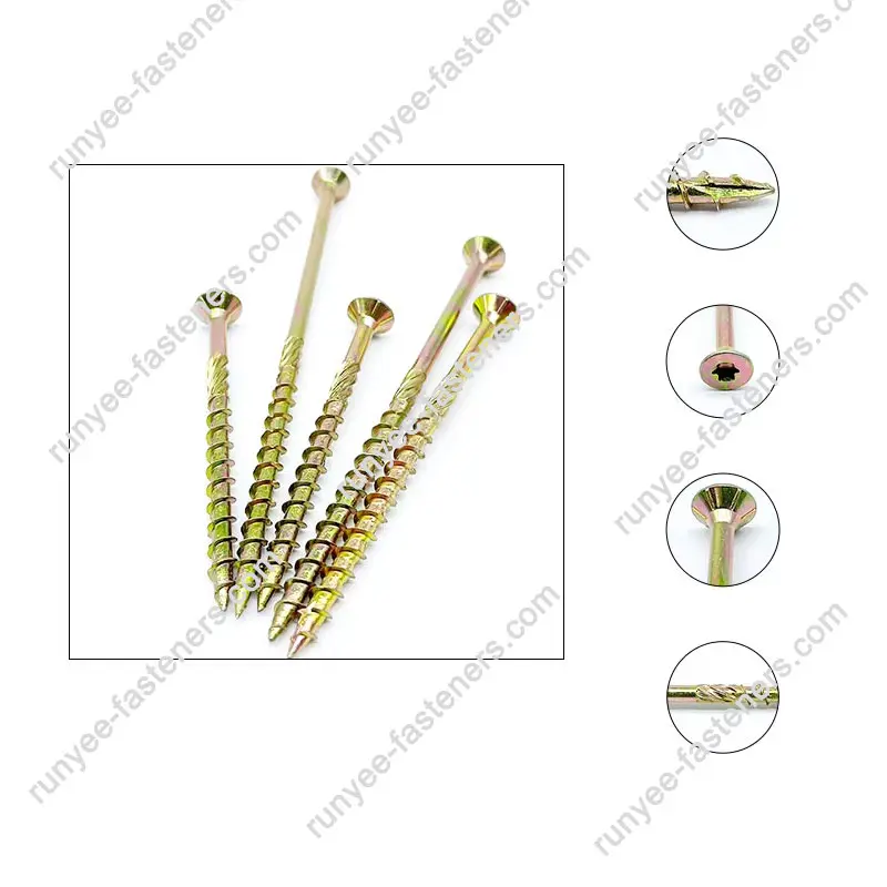 Torx Double Flat Head Chipboard Screw For Wood Construction